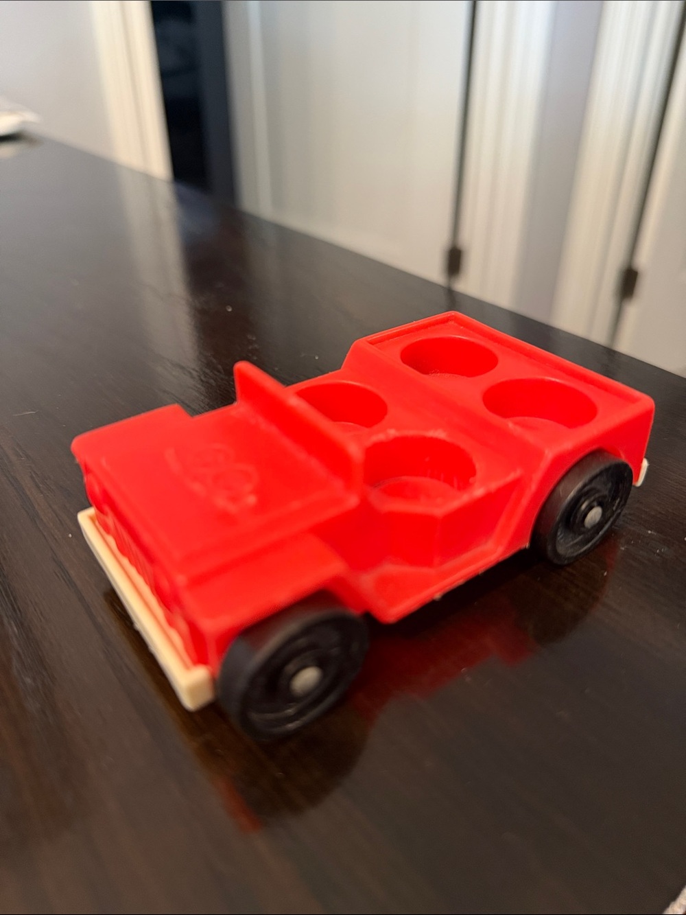 Fisher-Price Red Toy Car with Black Wheels